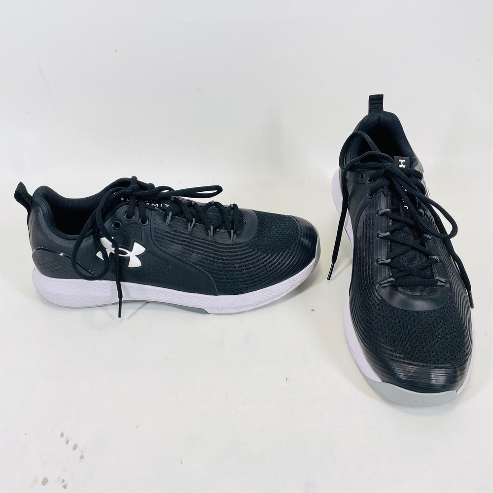 Under Armour Mens Charged Commit TR 3 Training Shoes Black 3023704-001 11.5 4E